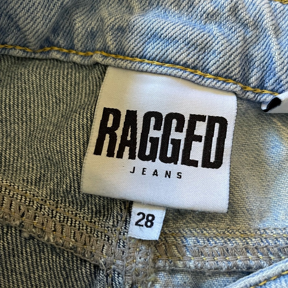 NWOT Ragged Patchwork Jeans - Picture 5 of 5